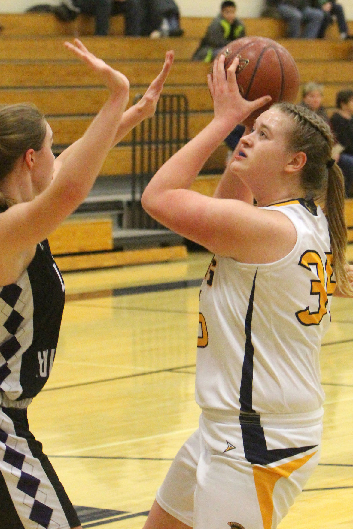 Lake Holcombe at New Auburn girls basketball 2-14-19